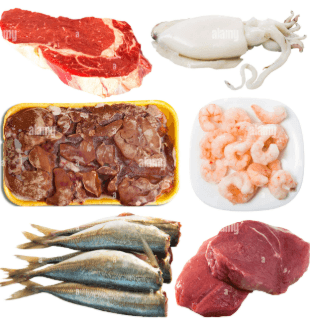 Seafood and animal products